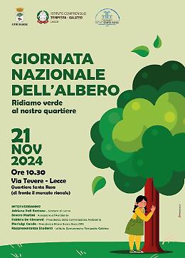 La Giornata nazionale dell'albero a Lecce