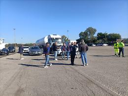 La protesta degli autotrasportatori