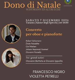 Concerto per oboe e pianoforte a Palazzo di Città