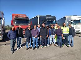 "Tregua" tra autotrasportatori e Acciaierie d'Italia. Il video