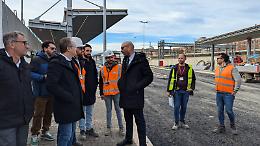 Il nuovo Terminal bus di via Capruzzi pronto entro febbraio. Le foto