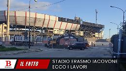 Così lo stadio Iacovone sta cambiando volto. Il video