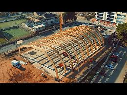 A Molfetta prende forma un moderno palazzetto dello sport. Il video