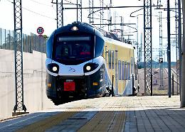Andria, ecco i due nuovi elettrotreni Alstom di Ferrotramviaria. Video e foto
