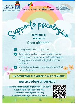 Un supporto psicologico per gli alunni disabili 