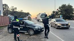 Raffica di multe a Taranto per mancato rispetto delle pause alla guida dei Tir. Le foto