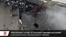 Nel ventre dello stadio: così prende forma il nuovo impianto