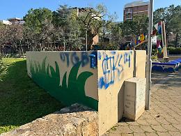 Vandalizzato il Giardino degli Aquiloni, rinviata la riapertura. Le foto