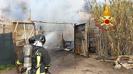 Incendio in un casolare ad Andria: per fortuna non c'era nessuno