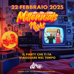 Demodè: arriva “Millennials night”, il party che fa viaggiare nel tempo