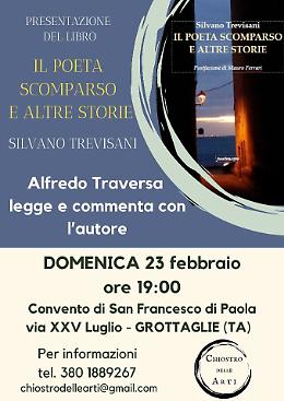 "Il poeta scomparso e altre storie": incontro con l'autore Silvano Trevisani 
