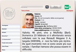 Ritrovato senza vita l'uomo scomparso da sette giorni. Il caso anche a "Chi l'ha Visto?"