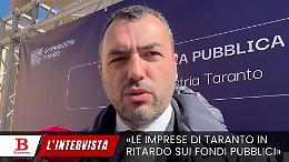 «Le imprese di Taranto in ritardo sulle risorse pubbliche»