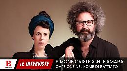 Cristicchi e Amara, ovazione nel nome di Battiato