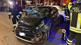Carambola tra quattro auto in viale Magna Grecia: quattro feriti e traffico paralizzato