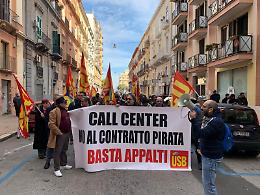 Tornano in piazza i lavoratori dei call center