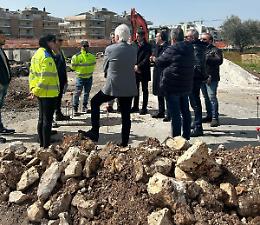 Altamura, viabilità in evoluzione: in corso i lavori per la rotatoria di via Selva