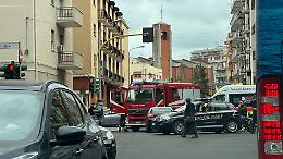 Auto contro ambulanza, paura a Taranto 