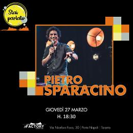 Pietro Sparacino "senza filtri" a Taranto per il podcast "Stai parlato"

