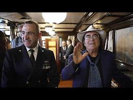 Al Bano a Taranto tra sport e tradizione: accolto a bordo di Nave Vespucci. Il video