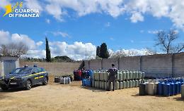 Scoperte tre attività abusive, sequestrate oltre 600 bombole di Gpl