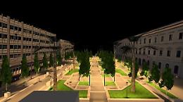 Al via il restyling dell’illuminazione in piazza Cesare Battisti: nuovi led e più sicurezza. Le foto