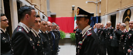 Il Comandante Generale Luongo in visita alla caserma dei Carabinieri della Bat. Le foto