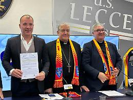 Il Lecce si salva, arriva la benedizione dell’Arcivescovo: “Questa squadra unisce un intero popolo”