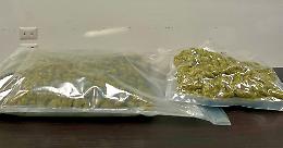 Arrestato un 24enne con quasi 2 chili di marijuana nel cofano dell’auto