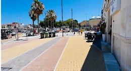 Santo Spirito, il lungomare riapre al traffico: a luglio completamento della pista ciclabile
