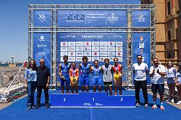 Triathlon tra mare e storia: il primo test ufficiale verso i Giochi del Mediterraneo 2026