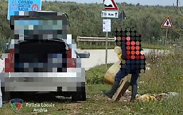 Sorpreso a scaricare rifiuti con l’auto, cade nella foto-trappola: ripulisce e paga una multa da 2.500 euro