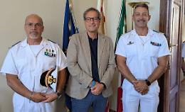 Il Comandante Acanfora in visita a Bisceglie: sicurezza in mare e sviluppo del porto turistico. Le foto