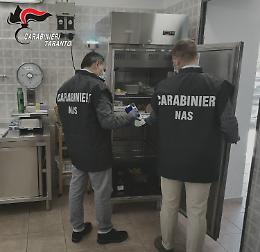 Maxi blitz dei Nas: sospensioni e sequestri in ristoranti, bar e agriturismi tra Taranto e provincia