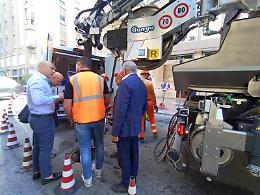 Maxi intervento sulle reti idriche e fognarie: 49 milioni per risanare la città. Tutte le foto