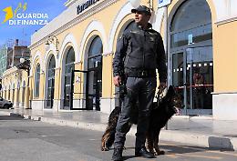 Controlli antidroga della Finanza: sequestrati oltre 500 grammi di hashish e dosi di eroina e cocaina
