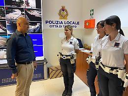 Bitetti visita pronto soccorso, polizia locale e aziende Kyma nel giorno di Ferragosto. Le foto