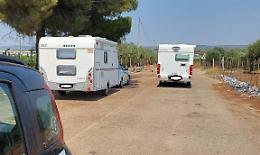 Sgomberati gli accampamenti abusivi nella zona industriale. Le foto