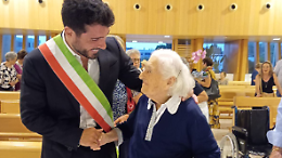 Lecce festeggia i 110 anni della signora Iolanda. Le foto