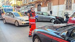 Scontro tra auto e moto in via Minniti, due feriti trasportati in ospedale. Le foto
