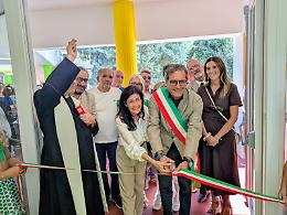 Riaperta la scuola “Don Pierino Arcieri” dopo un anno di lavori. Le foto
