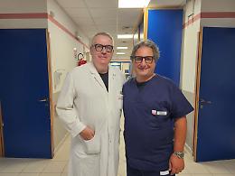 Intervento innovativo al Bonomo: salvato 50enne con grave storm aritmico. Le foto