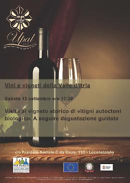 Torna la passeggiata tra i vigneti della Valle d’Itria con degustazione finale