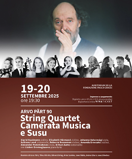 Arvo Pärt: a Martina Franca una mini-rassegna per celebrare il 90° compleanno del Maestro