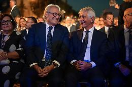 Taranto in festa per i Giochi del Mediterraneo 2026, tra istituzioni, musica e spettacolo. Le foto