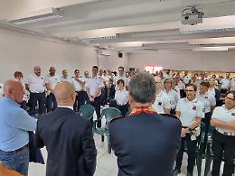 Bitetti incontra la Polizia Locale: &ldquo;Serve orgoglio della divisa e una riorganizzazione per la citt&agrave;&rdquo;. Le foto