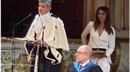 Carlo Verdone insignito della laurea honoris causa in Medicina e Chirurgia