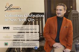 Luciano Lamonarca aprirà il Mese del Patrimonio Italo Americano a New York