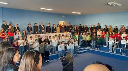 Inaugurata la nuova scuola media “Tommaso Fiore”: un modello di sicurezza e sostenibilità