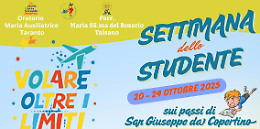 “Volare oltre i limiti”: a Talsano la Settimana dello Studente nel segno di San Giuseppe da Copertino